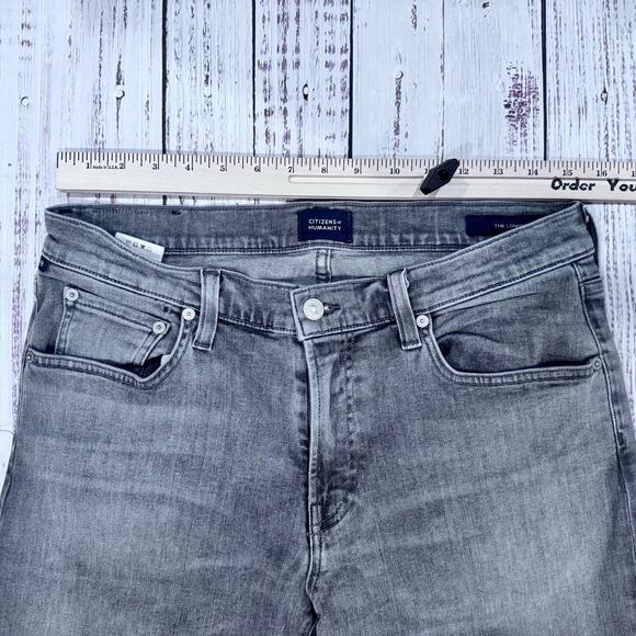 Citizens of Humanity The London Slim Taper Jeans Sycamore Gray Stretch 32x29 - Picture 8 of 10
